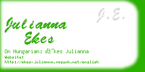 julianna ekes business card